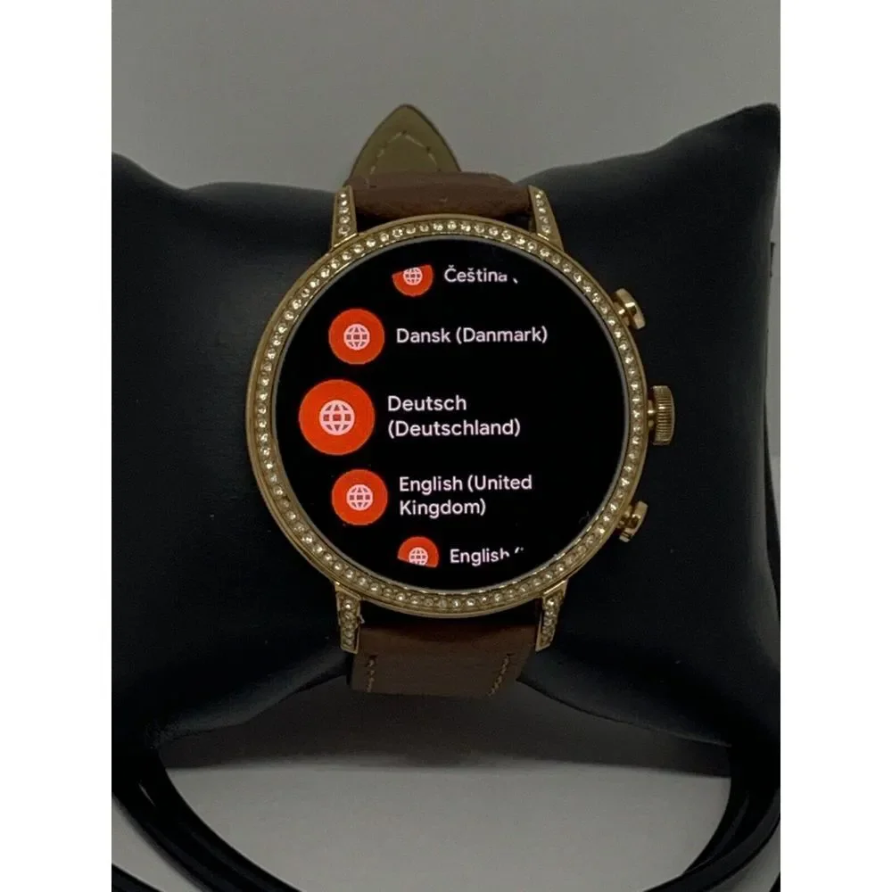 Fossil Gen 4 Authentic Digital Dial Smart Watch Custom Band FTW6015 QT456